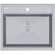Мойка для кухни PAULMARK Stepia 60 590х510 мм, серый металлик