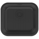 Мойка для кухни PAULMARK Vello 48 UNI 480х430x0,8 мм, матовый чёрный