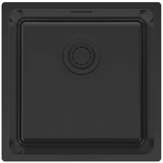 Мойка для кухни PAULMARK Yuni 44 UNI 440х440x1 мм, матовый чёрный