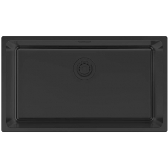 Мойка для кухни PAULMARK Yuni 76 UNI 760х440x1 мм, матовый чёрный