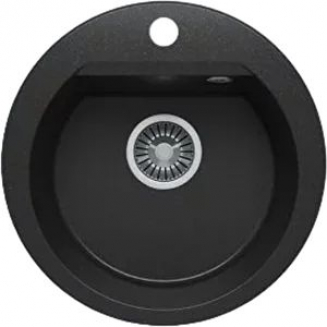 Мойка для кухни POLYGRAN Atol-460 D=460 мм, чёрный