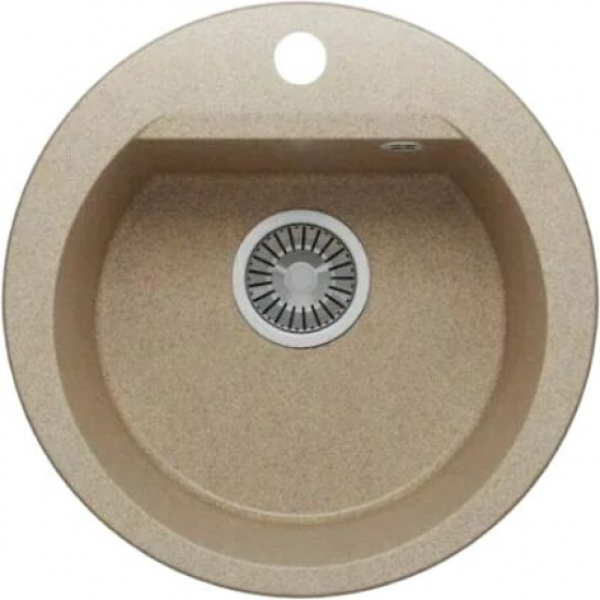 Мойка для кухни POLYGRAN Atol-460 D=460 мм, песочный