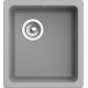 Мойка для кухни RIVELATO Berkana 35 415х455 мм кварцевая, grigio metallizzato