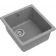 Мойка для кухни RIVELATO Berkana 35 415х455 мм кварцевая, grigio metallizzato