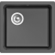 Мойка для кухни RIVELATO Berkana 45 485х455 мм кварцевая, antracite
