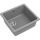 Мойка для кухни RIVELATO Berkana 45 485х455 мм кварцевая, grigio metallizzato