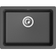 Мойка для кухни RIVELATO Berkana 50 560х430 мм кварцевая, antracite