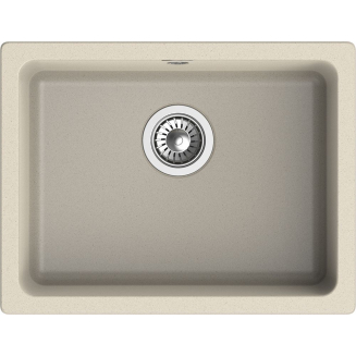 Мойка для кухни RIVELATO Berkana 50 560х430 мм кварцевая, beige scuro