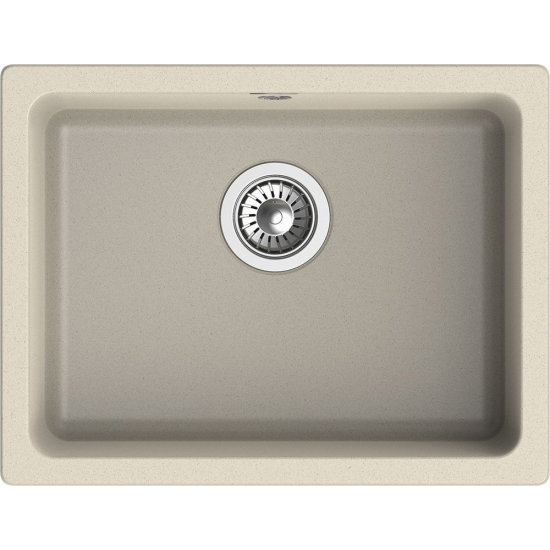 Мойка для кухни RIVELATO Berkana 50 560х430 мм кварцевая, beige scuro