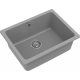 Мойка для кухни RIVELATO Berkana 50 560х430 мм кварцевая, grigio metallizzato
