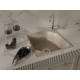Мойка для кухни RIVELATO Locus 50 500х500 мм кварцевая, beige scuro