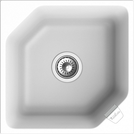 Мойка для кухни RIVELATO Locus 50 500х500 мм кварцевая, brina