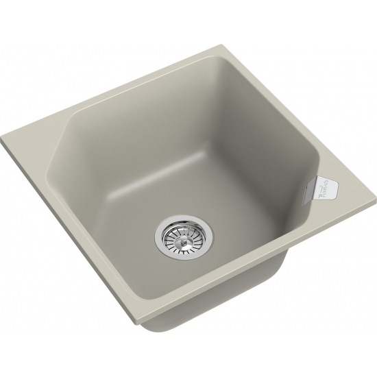 Мойка для кухни RIVELATO Locus 50 500х500 мм кварцевая, topazio