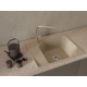 Мойка для кухни RIVELATO Locus 65 с крылом 650х500 мм кварцевая, beige scuro