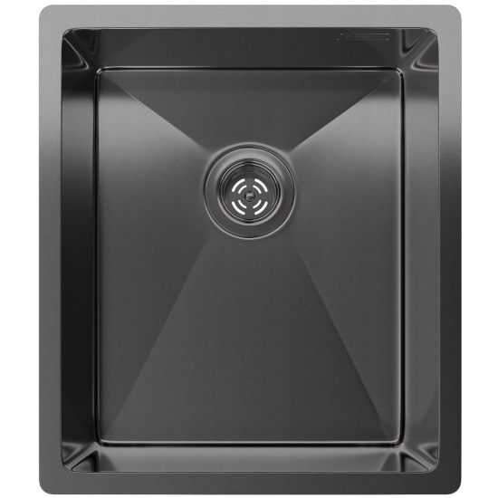 Мойка для кухни RIVELATO Rinox 3844 UN 380х440x1 мм, PVD black