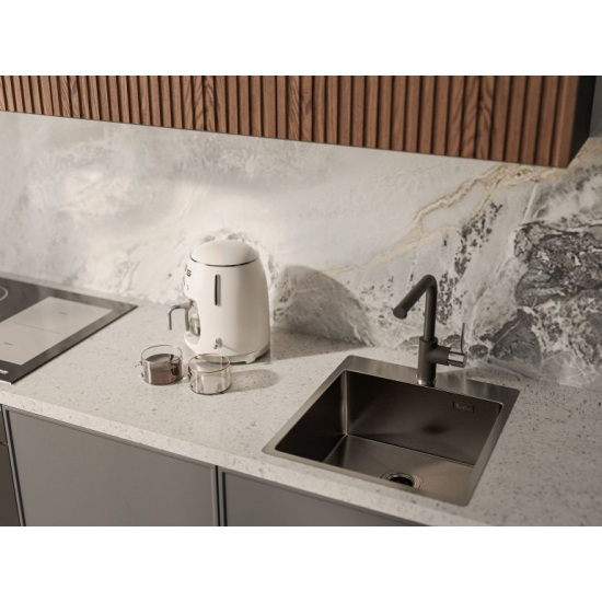 Мойка для кухни RIVELATO Rinox 4450 440х500x1 мм, PVD black