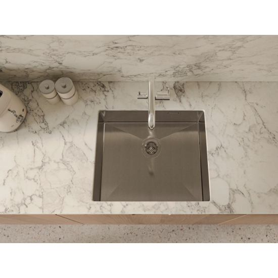 Мойка для кухни RIVELATO Rinox 5444 UN 540х440x1 мм, PVD black