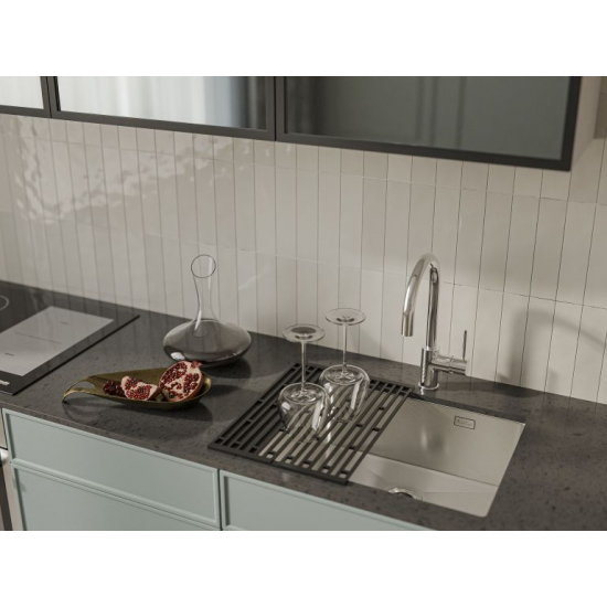 Мойка для кухни RIVELATO Rinox 5444 UN 540х440x1 мм, сатин