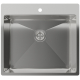 Мойка для кухни RIVELATO Rinox 5450 540х500x1 мм, сатин