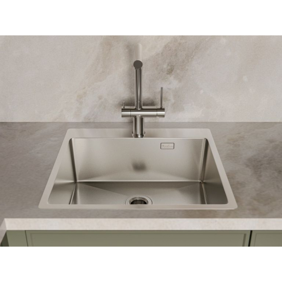 Мойка для кухни RIVELATO Rinox 5450 540х500x1 мм, сатин