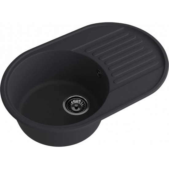 Мойка для кухни SANTREK AQUA Ovola SAO737 737x478 мм, чёрный