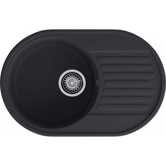 Мойка для кухни SANTREK AQUA Ovola SAO737 737x478 мм, чёрный