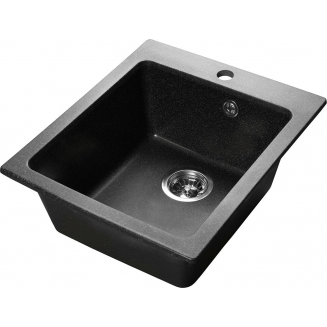 Мойка для кухни SANTREK AQUA PRO Boxy SA-B505 427х505 мм, чёрный