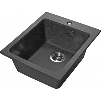 Мойка для кухни SANTREK AQUA PRO Boxy SA-B505 427х505 мм, графит