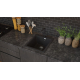 Мойка для кухни SANTREK AQUA PRO Boxy SA-B505 427х505 мм, графит
