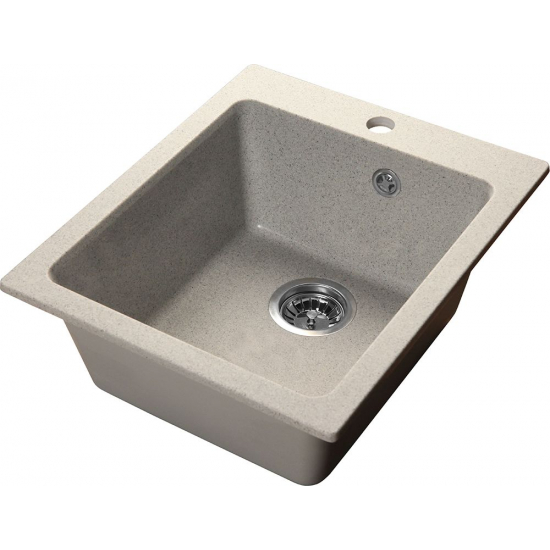 Мойка для кухни SANTREK AQUA PRO Boxy SA-B505 427х505 мм, серый