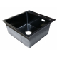 Мойка для кухни SANTREK AQUA PRO D5050HB 500х500x3 мм, с дозатором и коландером, графит