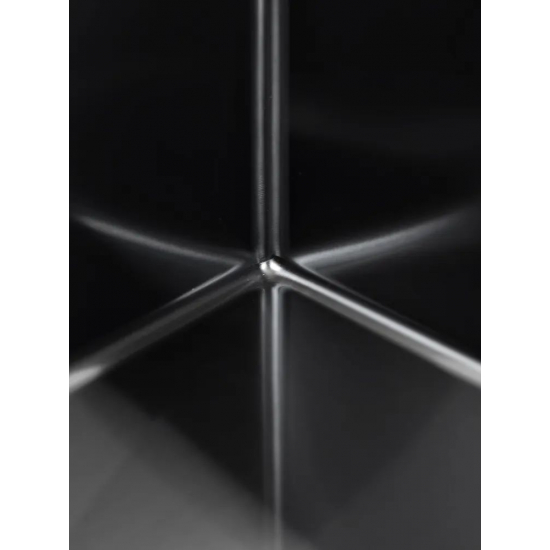 Мойка для кухни SANTREK AQUA PRO D6548NB 650х480x3 мм, с дозатором и коландером, графит