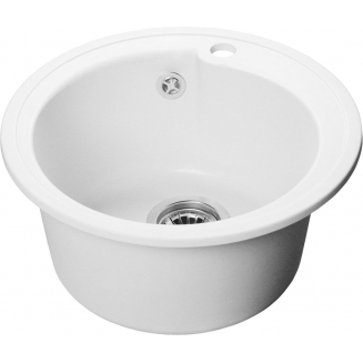 Мойка для кухни SANTREK AQUA PRO Round SA-R450 D=443 мм, иней