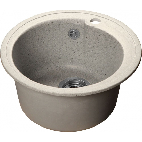 Мойка для кухни SANTREK AQUA PRO Round SA-R450 D=443 мм, серый