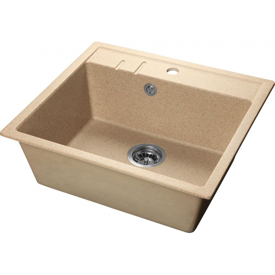 Мойка для кухни SANTREK AQUA PRO Square SA-S560 558х498 мм, песочный