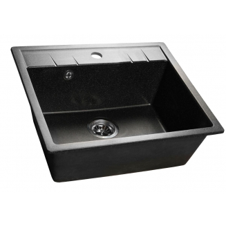 Мойка для кухни SANTREK AQUA PRO Square SA-S561 560х500 мм, чёрный