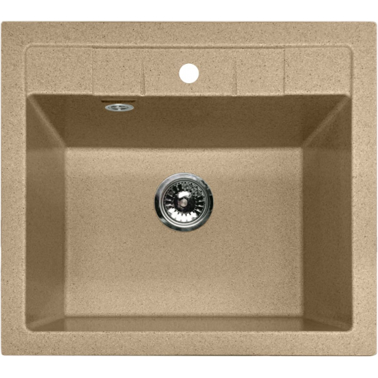 Мойка для кухни SANTREK AQUA PRO Square SA-S561 560х500 мм, песочный