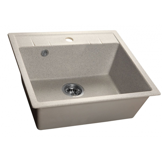 Мойка для кухни SANTREK AQUA PRO Square SA-S561 560х500 мм, серый