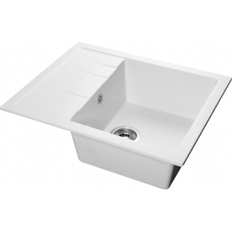 Мойка для кухни SANTREK AQUA PRO Square SA-S650L чаша+крыло 650х500 мм, иней