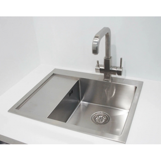 Мойка для кухни SEAMAN Eco Marino SMB-6351LS 630х510x1,2 мм, правая