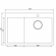 Мойка для кухни SEAMAN Eco Marino SMB-6351LS 630х510x1,2 мм, правая