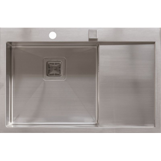 Мойка для кухни SEAMAN Eco Marino SMB-7851RSQ 780х510x1,2 мм, левая, с клапан-автоматом