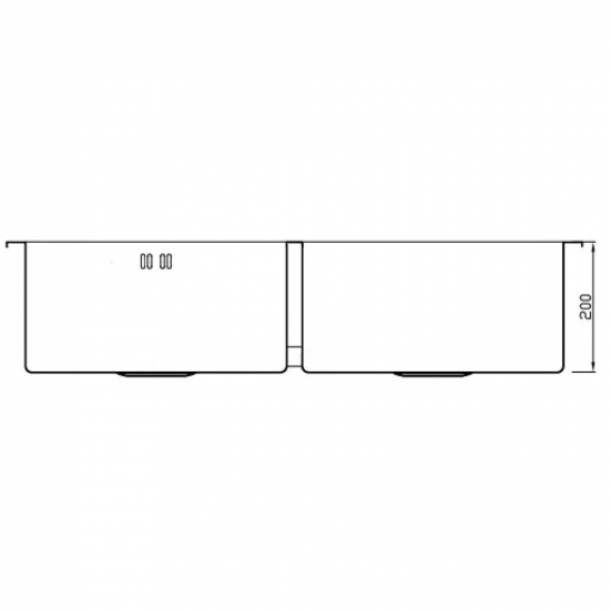 Мойка для кухни SEAMAN Eco Marino SMB-8851DS двухчашевая 885х510x1,2 мм