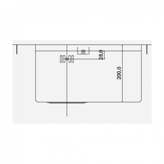 Мойка для кухни SEAMAN Eco Marino SMV-780L Dark Gun 780х500x1,2 мм, правая