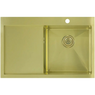 Мойка для кухни SEAMAN Eco Marino SMV-780L Light Gold 780х500x1,2 мм, правая
