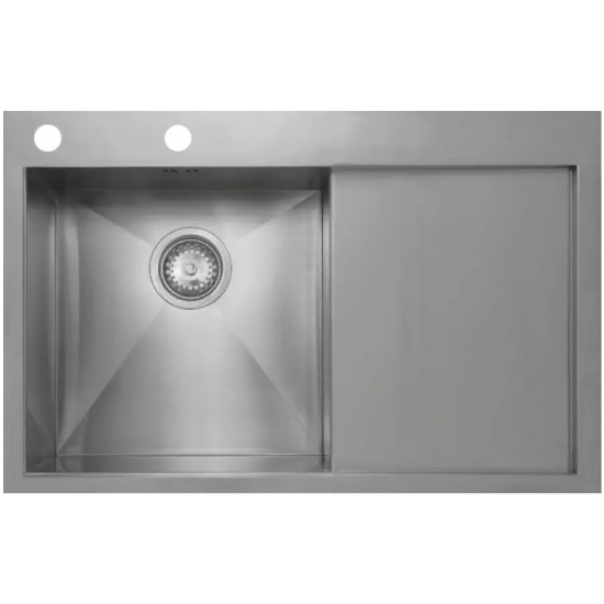 Мойка для кухни SEAMAN Eco Marino SMV-Z-780R 780х500x1,2 мм, левая, с клапан-автоматом