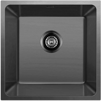 Мойка для кухни SEAMAN Eco Roma SMR-4444A Gun Light 440х440x1 мм