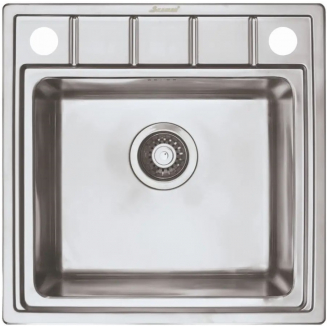 Мойка для кухни SEAMAN Eco Roma SMR-5050A 500х500x1 мм, с клапан-автоматом