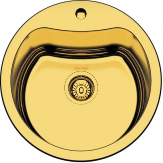 Мойка для кухни SEAMAN Eco Roma SMR-510A-GS Gold Satin D=510x1 мм