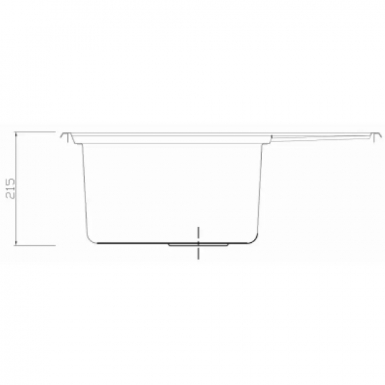 Мойка для кухни SEAMAN Eco Roma SMR-6150A 610х500x1 мм